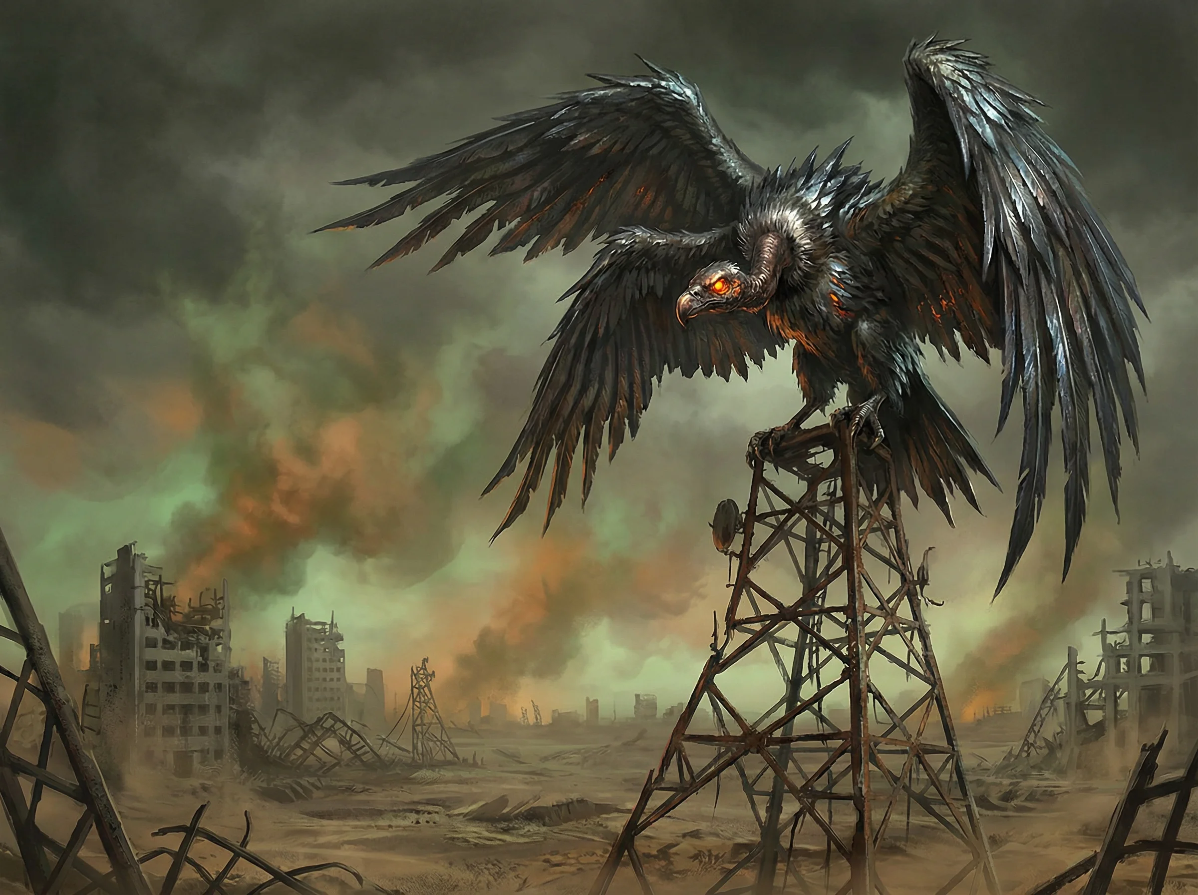 三翼变异秃鹫完整档案 - pg电子 变异生物图鉴